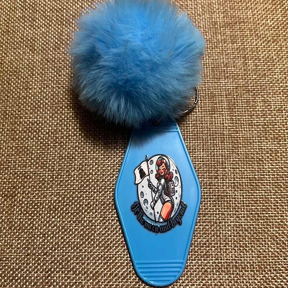 Pinup Girl Motel Keychain